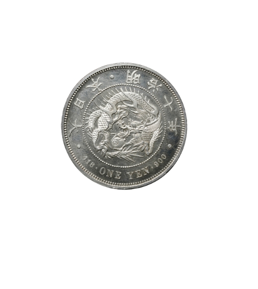 【超希少】1874年 1円銀貨 前期　PCGS認定 超希少】1874年 1円銀貨 前期PCGS認定 - メルカリ